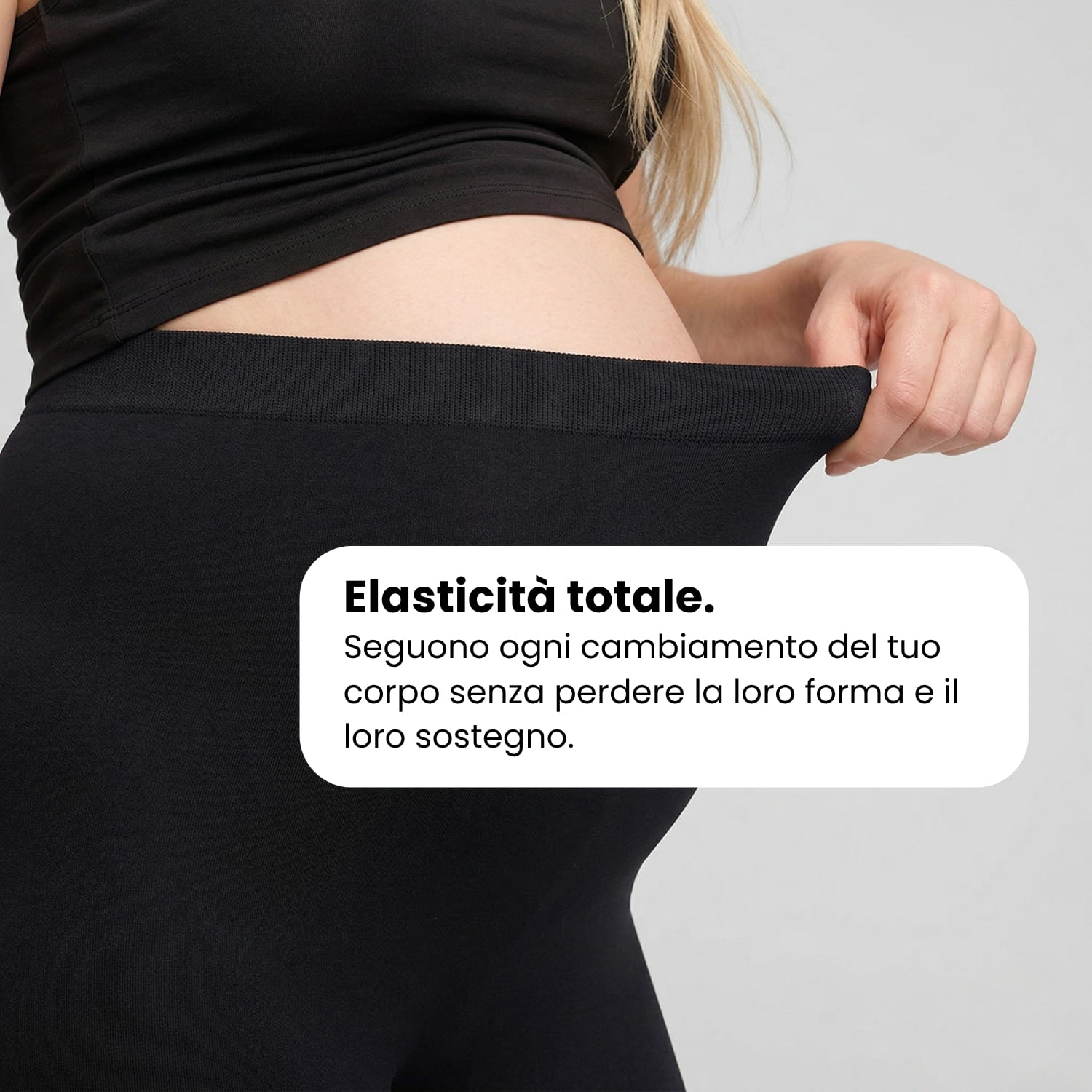 Leggings premaman elastici