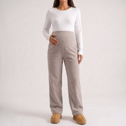 Pantaloni in Pile Premaman